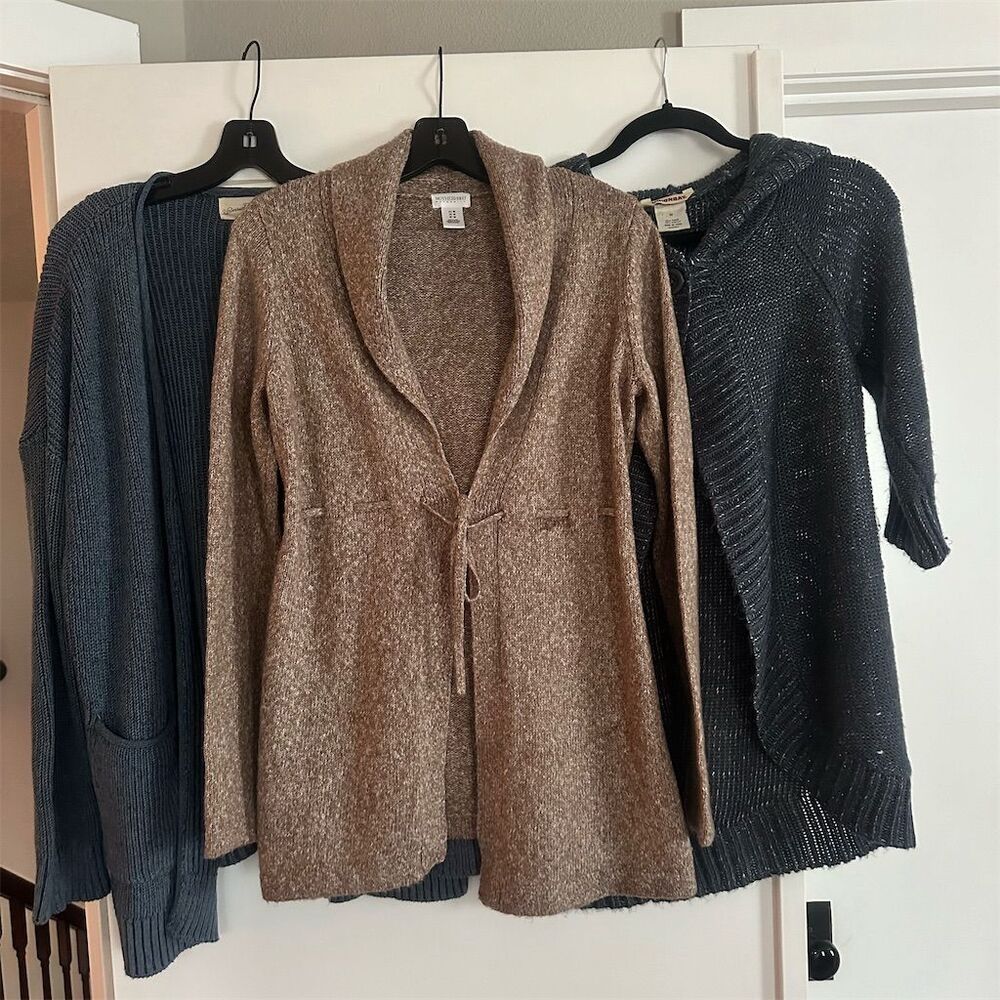 Women's Cardigan Bundle Size M Multicolor - 3 Pack